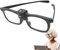 Lesebrille mit Licht, 1,8-fache LED-Lesebrille, LED-Lesebrille zum Lesen, leichte Lesebrille für Männer und Frauen, 1, 250 degrees