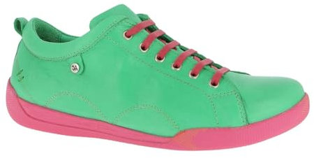 Andrea Conti Damen Sneaker, Gras/pink, 41 EU