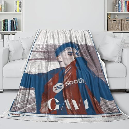 GAVI Warme Kuschelige Decke - Fußball Flauschige Decken Für Kinder Jugendliche Erwachsene - Sofa Bett Stuhl Krippe - Weihnachten Geburtstag Hochzeit Geschenk Idee 40x50inch(100x130cm)