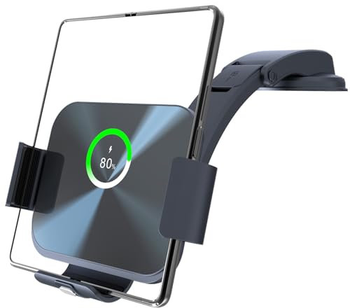 BRIMFORD Chargeur sans Fil pour Voiture, Supporte QI 15W, pour Grille de Ventilation et Tableau de Bord, Compatible avec Samsung Galaxy Z Fold 6/5/4/3/2, S23/S22/S21, série d'iPhone 15-8 (Produits 4)