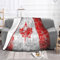 Fleecedecke mit Kanada-Flagge, Mikrofaser-Fleece-Decken für Sofa, Bett, Couch und Reisen, 127 x 101 cm