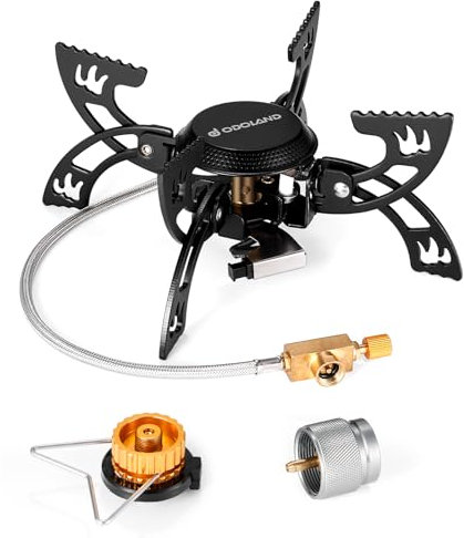 Odoland 3800W Windproof Camping Gas Stove Portable Collapsible Outdoor Camping Stove