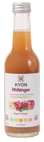 Ggrainger(pronounced Grainjer) - Ginger + Pomegranate + Apple + Lemon 250ml Grab 'n’ Go Glass Bottle in Pack of 6