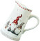 Beatifufu 1pièce Bouilloire Céramique Pichet à Eau Froid Pour Noël Pot à Lait Pour Dîner Et Fête Capacité Élevée Design Scandinave