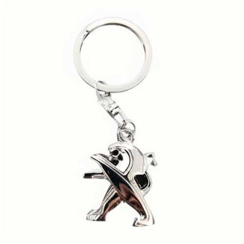 YANWENER Porte-clés Peugeot 206 207 307 308 3008 4008 5008 GT-Line, Élégants Cadeaux Personnalisés pour Hommes Femmes et Meilleurs Amis,D