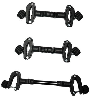 PERSELOSO 3pièces Connecteur De Poussette Double Lot de Accessoires Réglables pour Poussettes Doubles Et Landaus