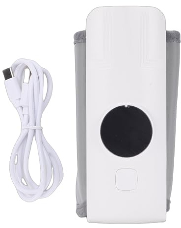 Chauffe-biberon à lait à chauffage rapide, contrôle de la température à 5 vitesses, chauffage du lait rechargeable sans eau avec indicateur de batterie, lampe de poche,