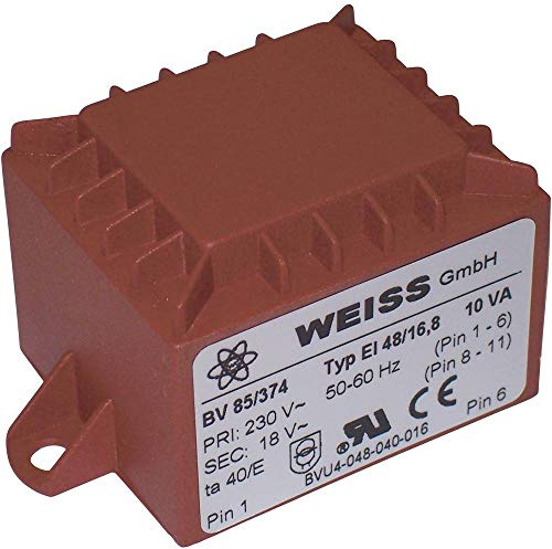 Weiss Elektrotechnik 85/371 Platine Trafo 1x230V 1x9V/AC 10VA 1111mA