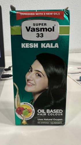 Super Vasmol 33 Kesh Kala With Almond Protein & Neem Extract Hair Care 50ml by Vasmol (Ship from India)
