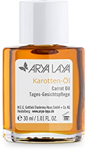 ARYA LAYA Karotten-Öl Tagesgesichtspflege, 3 x 30 ml (3er-Pack) - Gesichtspflege mit Provitamin A – beugt Falten vor und pflegt samtweich, für einen leicht getönten Teint