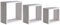 MODULARREDO Sanitec Incubo Mensole da Parete, Legno, Rovere Imperiale, 15.5x35.0x35.0 cm, 3 unità