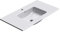 Durovin Bathrooms Luxurious Stone Resin Bathroom Basin - Self Rimming Drop in Sink - Semi Recessed - One Tap Hole with Overflow (900 x 480mm)