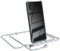 EAZY CASE Handykette kompatibel mit Samsung Galaxy A70 Handyhülle mit Umhängeband, Handykordel mit Schutzhülle, Silikonhülle, Hülle mit Band, Stylische Kette mit Hülle für Smartphone, Weiß/Silber