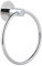 Yizhet Stainless Steel Bath Towel Holder, Hand Towel Ring, Round Style Wall Mount Bathroom Accessories for Home(Self Adhesive)
