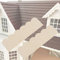 Tnfeeon 1/12 Dollhouse Roof Tile Miniature DIY Wooden Roof Tile Dollhouse Roof Tile Building Model Accessories for Any Rooms Decoration(Blank)
