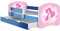 ACMA Kinderbett Jugendbett mit Einer Schublade und Matratze Blau mit Rausfallschutz Lattenrost II 140x70 160x80 180x80 (07 Rosa Fee, 140x70 + Bettkasten)
