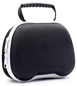 Für PS5 Controller Handle Tasche, Colorful Reisetasche/ Schultertasche/ Aufbewahrungstasche/ Hülle/ Wasserdicht Anti-Shake Schutzhülle für Playstation 5 Gamepad (Schwarz)