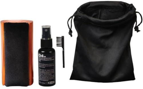 RCA Discwasher Vinyl Record Care System, Record Cleaner, Record Cleaner, Set of 4, Stylus Brush, Velvet Brush, Cleaning Liquid Pouch