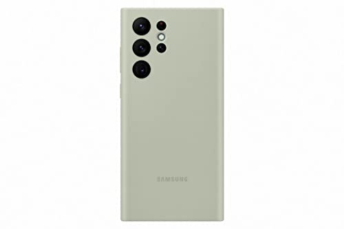 Samsung Galaxy S22 Ultra S908 Coque Silicone Vert Olive EF-PS908TMEGWW