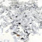Modixun 250 g rechteckiges silberfarbenes Metallic-Konfetti, großer Glitzer, metallische Folie, Tischstreu-Konfetti, Dekorationen für Hochzeit, Abschlussfeier, Geburtstag, Silber