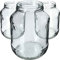 KADAX Weckgläser 1,7L, Einmachglas zum Einlegen, fi89 mm, Einkochgläser, Sturzglas, Gurkenglas, Konservenglas, Rundgläser, Einweckgläser (Ohne Deckel 8 Stück)