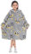 Adisputent Sherpa Hoodie Kinder Unisex Übergroße Hoodie Blanket Hoodie Sweatshirt Weich Warm Kapuzenpullover Poncho TV-Decke mit Größer Tasche für Jungen Mädchen Panda