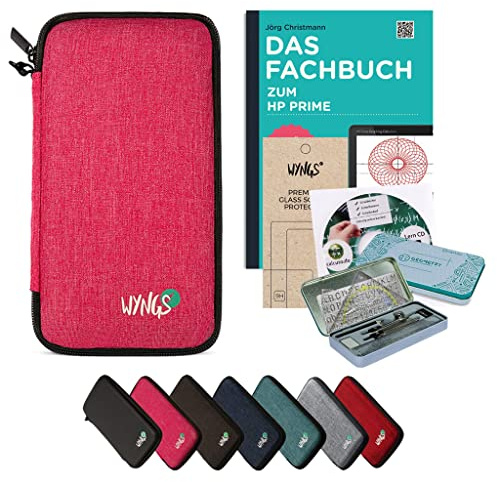 CALCUSO Zubehör Streberpaket Pink kompatibel für Grafikrechner HP Prime