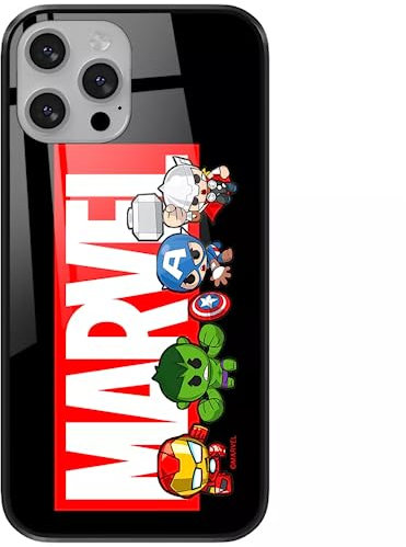 ERT GROUP mobile phone case for Apple Iphone 13 MINI original and officially Licensed Marvel pattern Marvel 010 made of hardened glass, optimally adapted to the mobile phone, protective cover