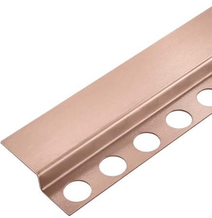 Balneo Frontprofil Gefälleprofil, Edelstahl AISI 304, 130 cm, Kupfer