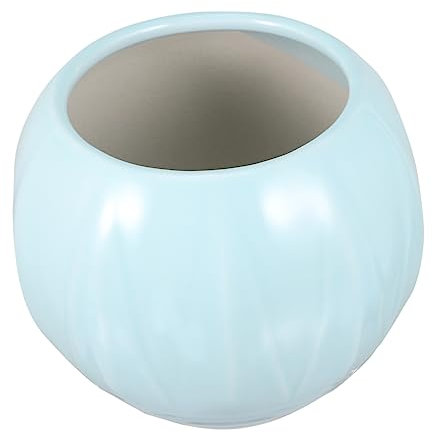 DIKACA 1stk Blumentopf Sukkulententopf Aus Keramik Keramiktopf Vase Für Blumenarrangements Luftpflanze Geometrische Vase Blumentöpfe Im Freien Gartentopf Porzellanvase Büro Drinnen