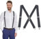 Hosenträger Für Herren Und Damen - Extra Stark, Breit, Für Skihose Und Arbeit - Grau