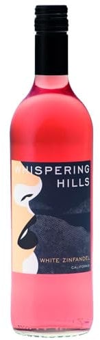 Whispering Hills Zinfandel Rose 75cl - 8% ABV - Label Design May Vary