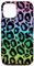 iPhone 14 Pro Multi-Color Rainbow Leopard Print Case