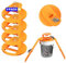 ANANOR 4 Pack Fassdeckel mit verbesserter Klarsichtbox, automatischer Rückstellung & 2 Eingängen, Hochwertiges für Küche Hausgarten Garage, kompatibel mit 5-Gallonen-Eimer(Enthält keinen Eimer)