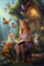 Puzzle 1500 Teile Puzzles Für Hölzern Erwachsene DIY 3D Mädchen Und Fuchs Lesen Vor Dem Baumhaus Das Entfesselt Kreativität Home Decor Artwork Kreative Spiele Sammlung Geschenke