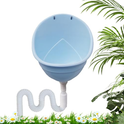 Toilette mit Urinalumsteller - tragbares Urinal für Herren, wasserloses Urinal mit Schlauch | Bequemer Umsteller für Urinal Außen-WC, Urinalumsteller mit Wandmontage, einfach zu inst