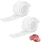 2 Rotoli Rete per Arrosti, Rete da Cucina per Carne Rete Elastica da Forno Elastica per Arrosti Rete Rotoli Rete per Cucina per Arrostire Cottura e Conservazione di Carne Prosciutto e Salsicce (Set B)