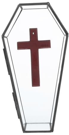 TOPBATHY Glas-fotobox Mit Deckel Vintage-aufbewahrungsbox Eleganter Display-organizer Für Schmuck Für Zuhause