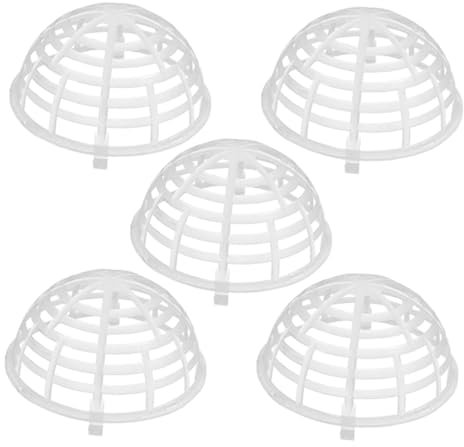 YARNOW 5St Aufhängungskugel für Wasserpflanzen Schwammballpflanzen Fester Ring für Wasserpflanzen Aquarien Dekoration Wasserpflanzen Halter Fisch Zubehör Betta Fischzubehör Transparent