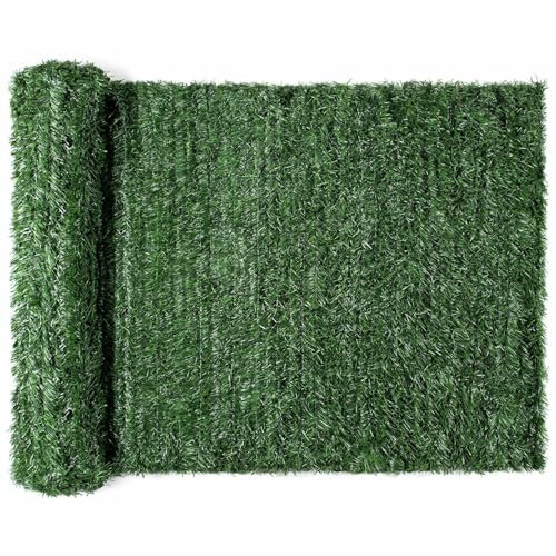 Artificial Conifer Hedge Plastic Privacy Screening Garden Fence Artificial Conifer Hedge Plastic Garden Fence Privacy Screening Balcony 1M*3M