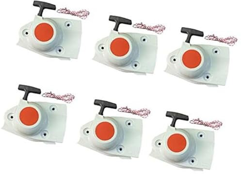 Pexorin Pack of 6 Recoil Starters with Extra Pull Cord, for, TS410 TS420 TS480I TS500I TS 410 420 480I 500I Concrete Cut Off Cutquik Saws Lawn Mower Recoil Start Assembly