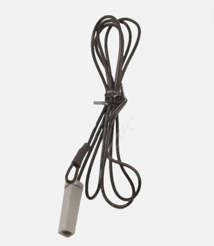 FM Aerial Antenna Cable for Panasonic and Technics HiFi Systems, 2-Pin Connector, Black