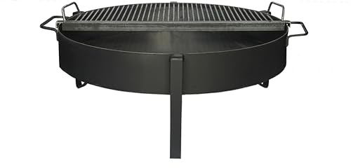 Barbecue rotondo Duomo Piano cottura Grill Stile Argentino 1 metro di diametro Cucina all'aperto. Fatto a mano. Artigianale. Nic Store BBQ