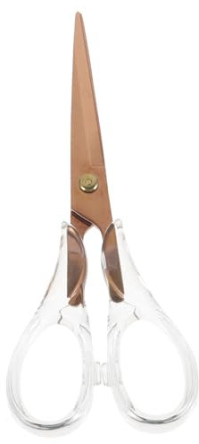 OSALADI 1 Pezzo Inossidabile con Trasparente da Cucito e Ufficio per Scuola Media Colore Casuale