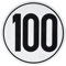 Geschwindigkeitsschild 100 km/h