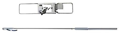 Ha-Ra Bodenexpress 42cm aus Edelstahl mit Teleskop-Stiel I robuster Boden-Wischer zur Reinigung für Böden & Wände I wendiger Wischmop mit rutschfestem Griff & längenverstellbarem Stiel