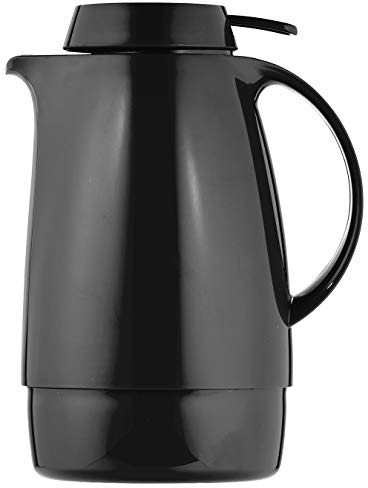 Helios Servitherm Kunststoff-Isolierkanne, schwarz, 0,6 Liter
