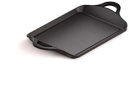 Valira Black - Piastra Premium 28x21 cm realizzata in Spagna, fusione di alluminio con rivestimento antiaderente rinforzato, adatta per l'induzione