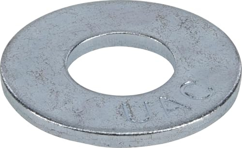 Hillman 100 Pcs USS Flat Washers (5/16) | Flat Washers for Bolts, Nuts & Screws | Zinc-Plated Steel Hardware for Wood, Metal, Construction & Repair Applications
