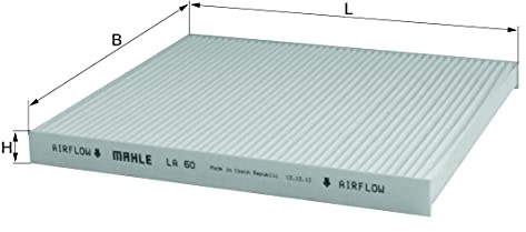 MAHLE LA 60 Interior Cabin Air Filter - Pollen Filter - Car